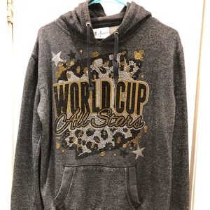 World Cup bling sweatshirt